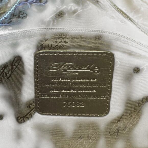 Fossil Black Leather Moto Boho 1954 Shoulder Bag Purse - Picture 10 of 11